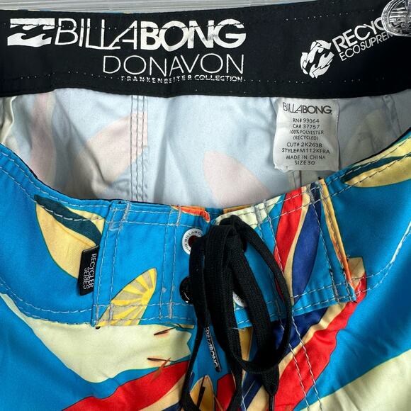 Billabong Men’s Frankn Quiver Board Shorts Size 30 Donavon Frankenreiter - Picture 3 of 10